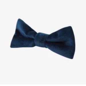 Appaman boy’s bow tie in velvet dark teal